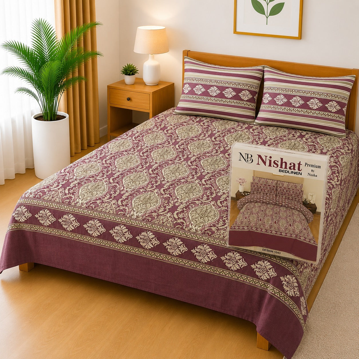 Pure Soft cotton bedsheet