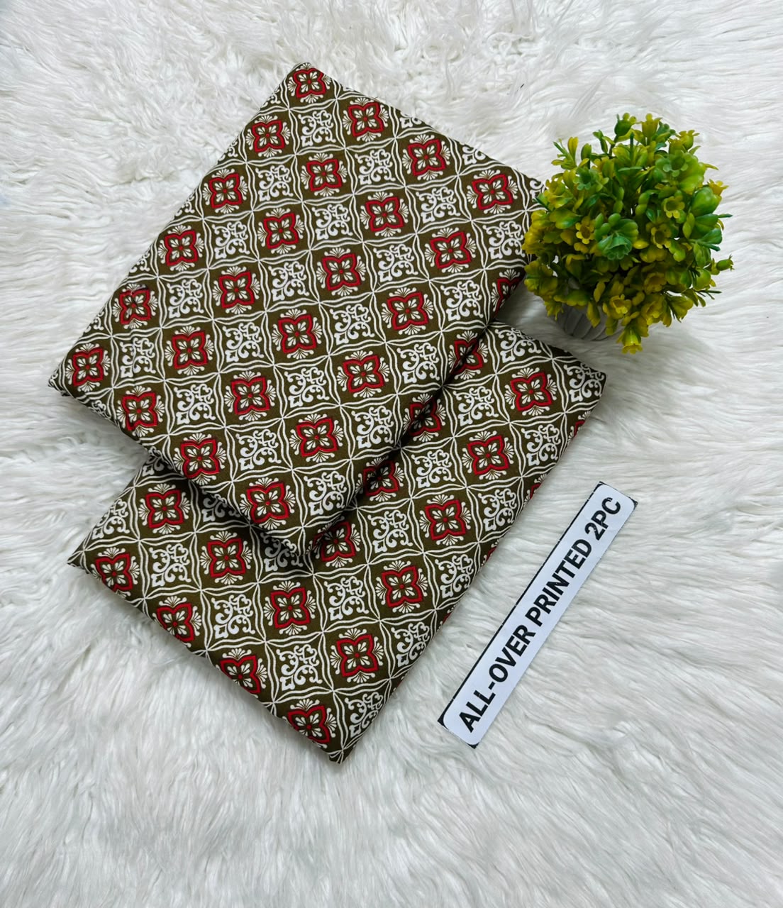 Printed polo cotton (2Pc)