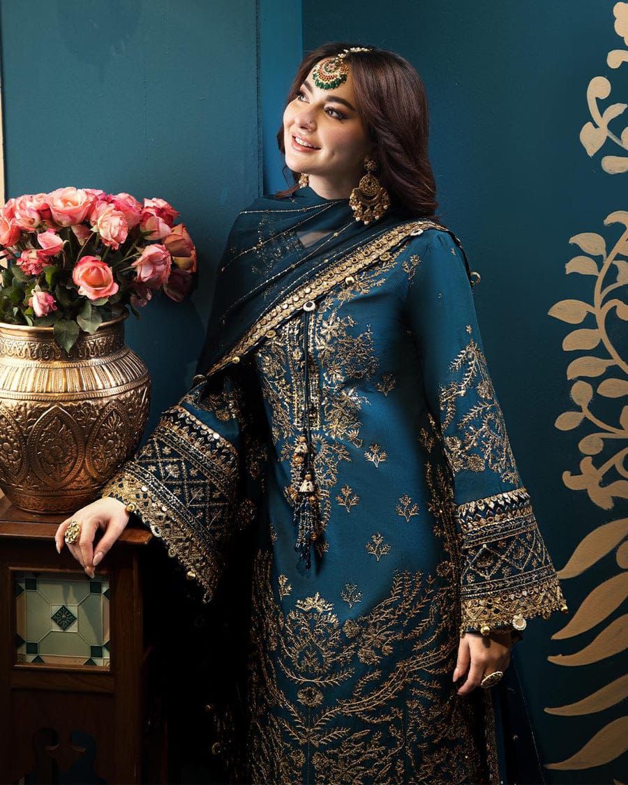 ASIM JOFA CHIFFON UNSTITCHED 3PC SET