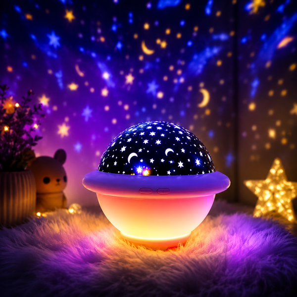 UFO Starry Sky Galaxy Projector Night Light