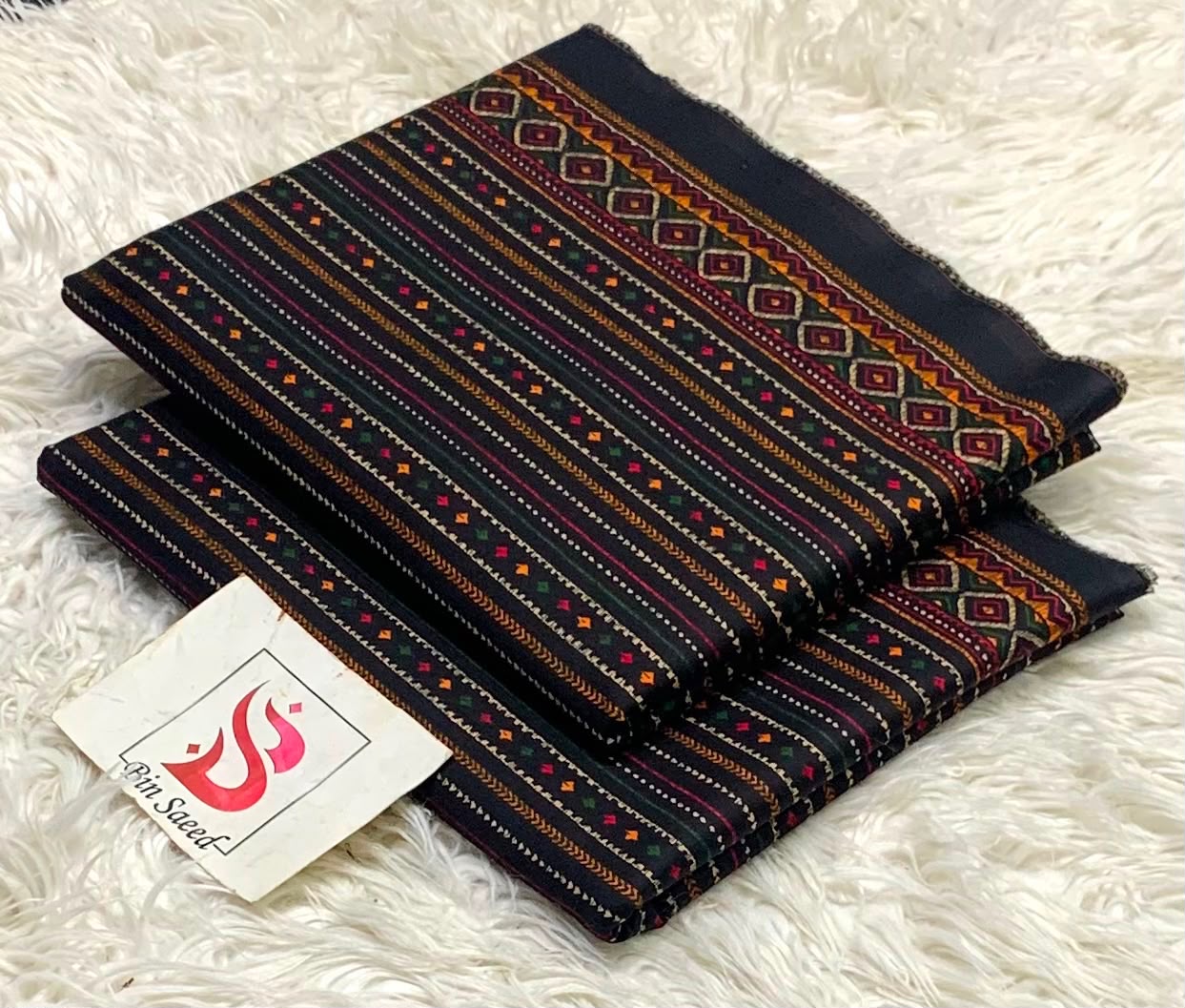BIN SAEED Allover Lawn 2 Piece Suit – 5 Meter Original Printed Fabric Online Pakistan