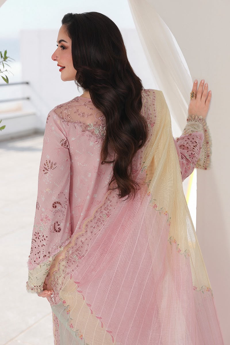 Qalamkar Premium Chikankari Cotton 3 Piece Suit Online Pakistan