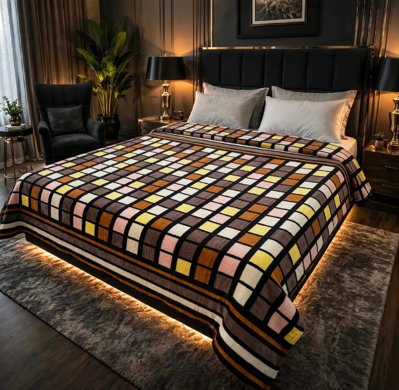 Premium Soft Fleece AC Blanket Comforter – Double Bed Size 81x90 Inches Online Pakistan