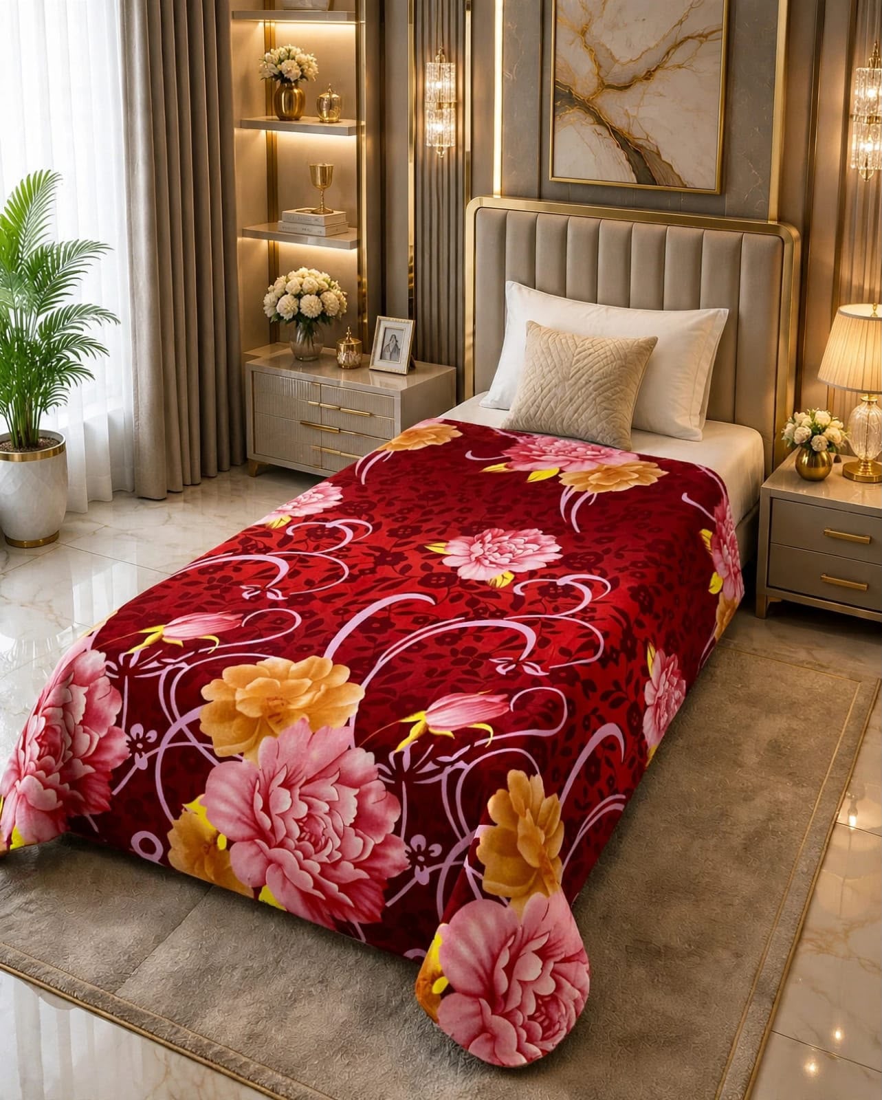 Premium Single Bed AC Blanket – Soft Fleece Comforter Online Pakistan