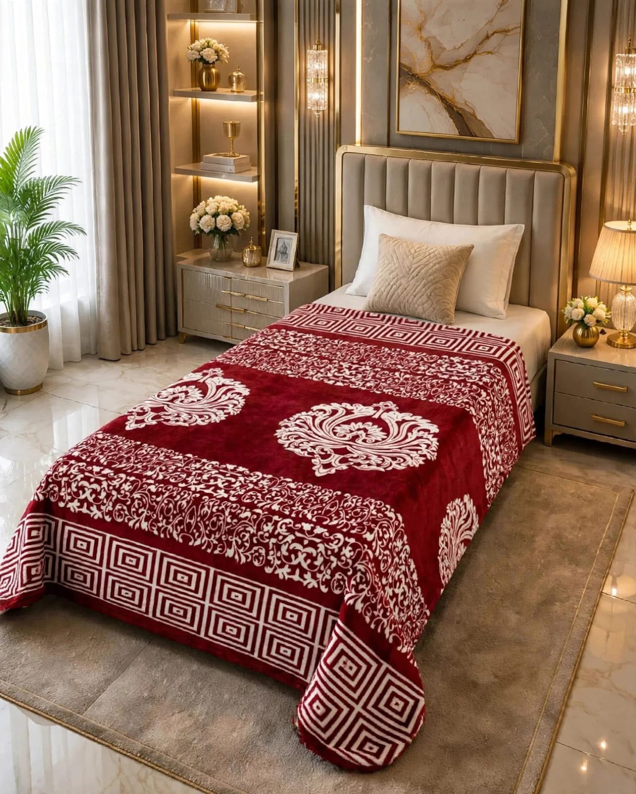 Premium Single Bed AC Blanket – Soft Fleece Comforter Online Pakistan
