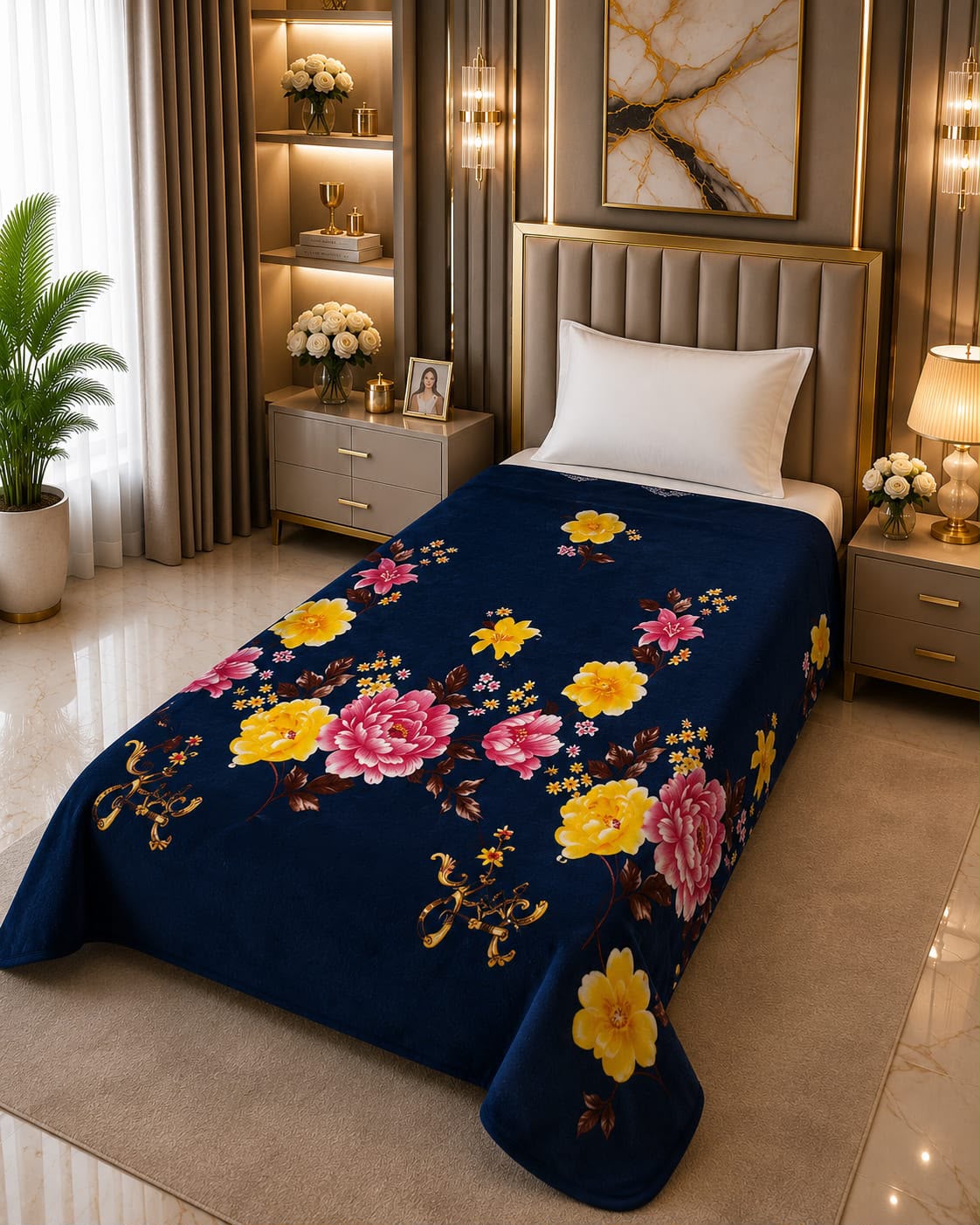 Premium Single Bed AC Blanket – Soft Fleece Comforter Online Pakistan