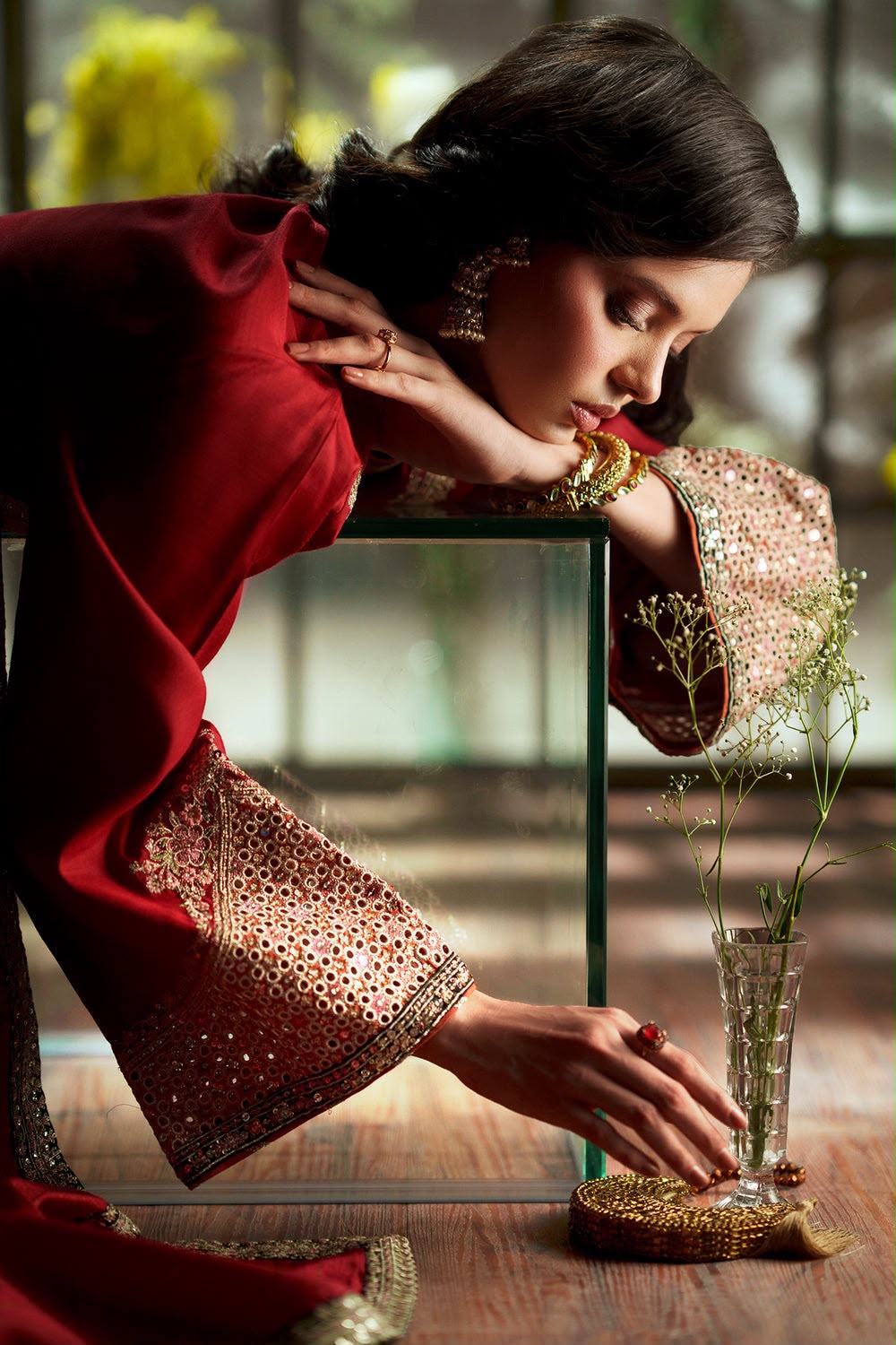 Premium 3 Piece Unstitched Silk Suit – Ethnic Collection 2026 Online Pakistan