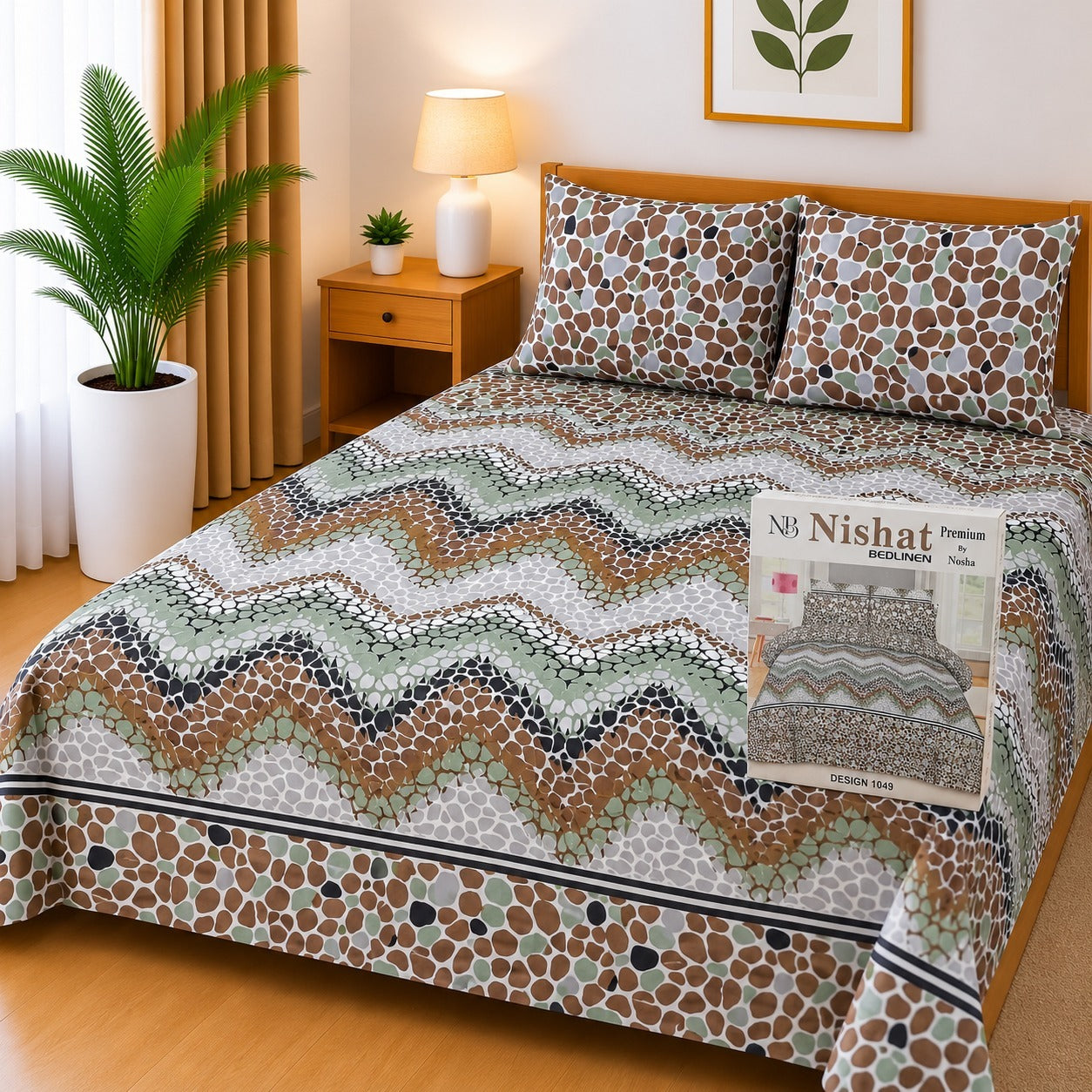 Pure soft cotton bedsheet