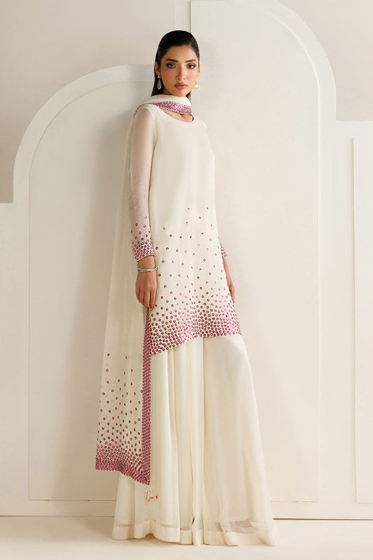 Jazmin Unstitched Replica – Premium Chiffon Embroidered 3 Piece Suit