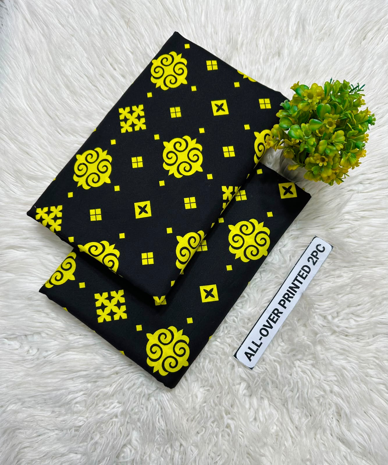 Printed polo cotton (2Pc)