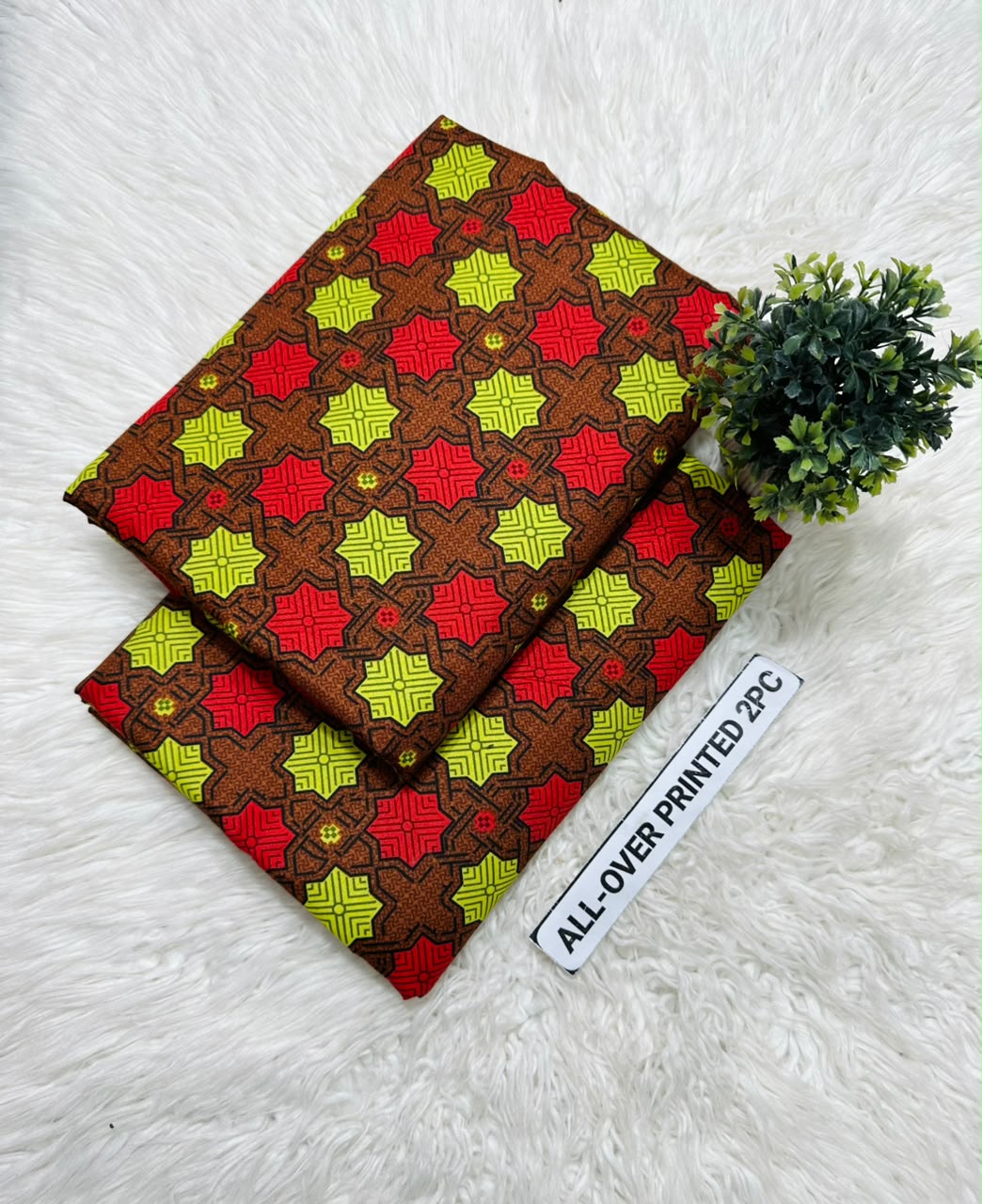 Printed polo cotton (2Pc)
