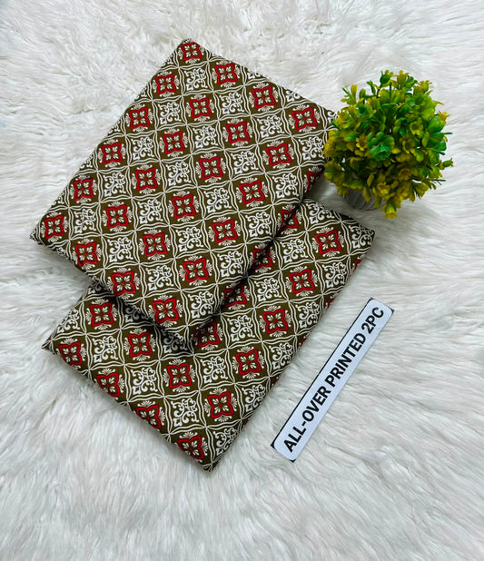 Printed polo cotton (2Pc)