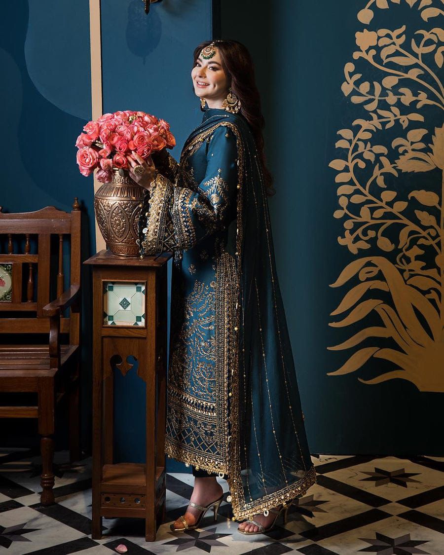 ASIM JOFA CHIFFON UNSTITCHED 3PC SET