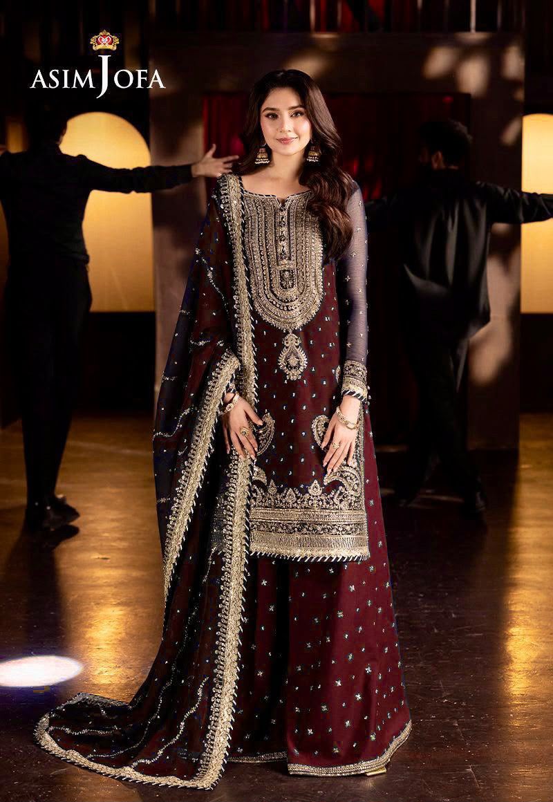 Asim Jofa Chiffon Gharara