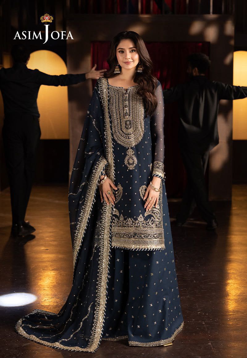 Asim Jofa Chiffon Gharara