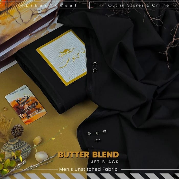 Libas-e-Yousaf Butter Blend Silk Less
