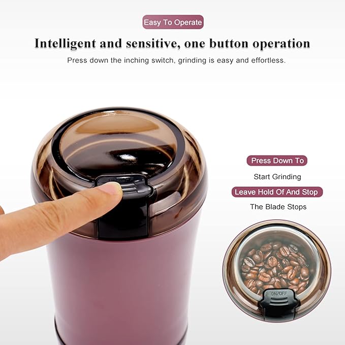 Multifunctional Electric Coffee and Spice Grinder